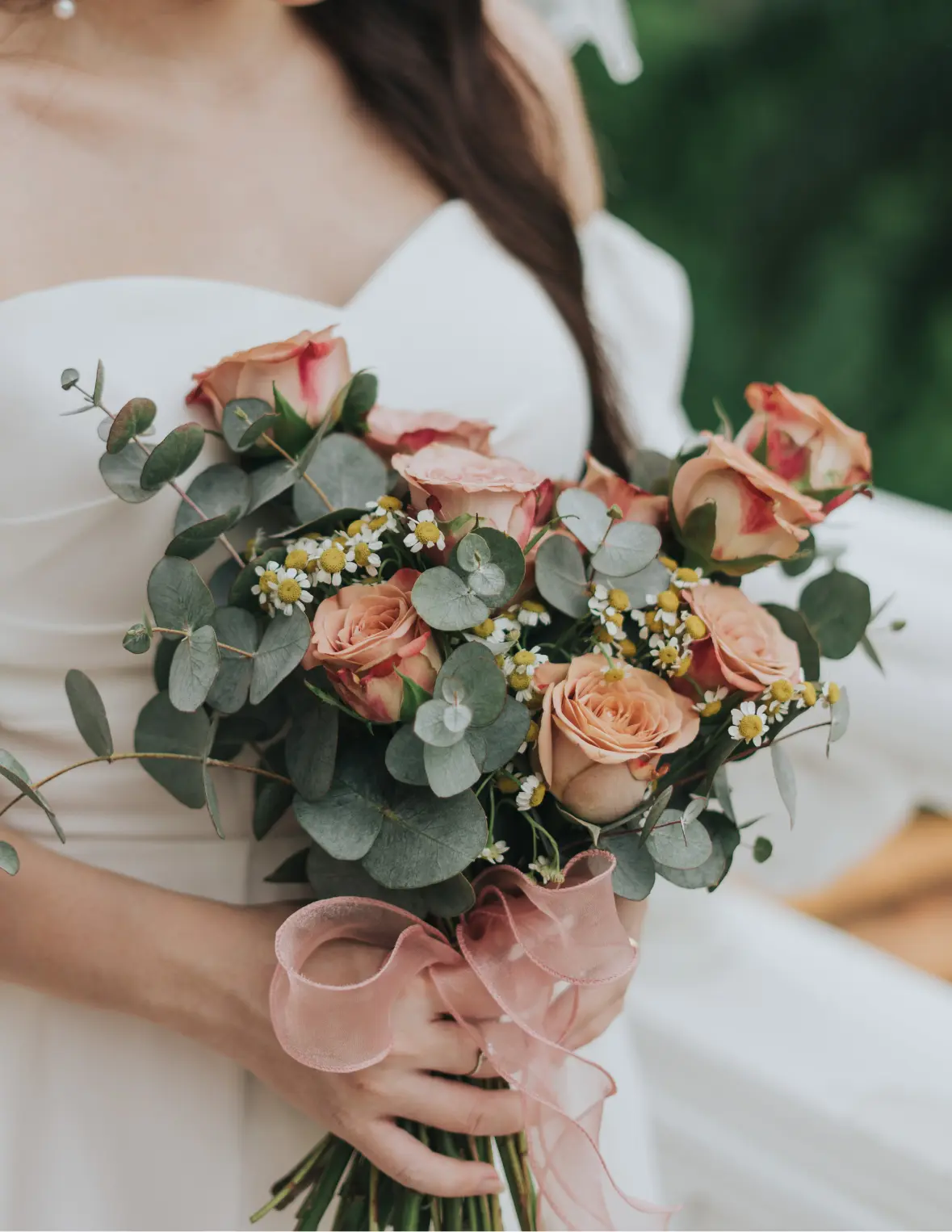 cappuccino rose bridal bouquet