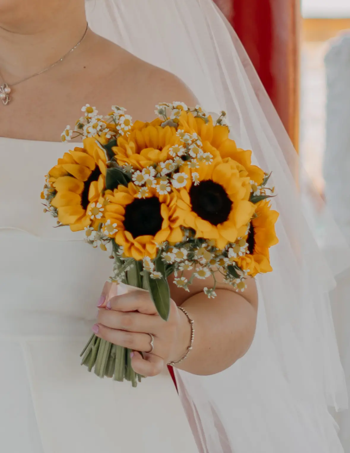 sunflower bridal bouquet